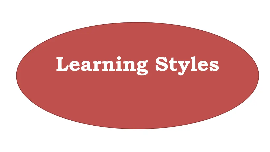 learning styles