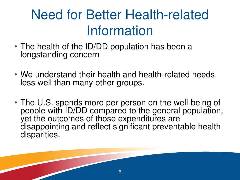 need for better health related information