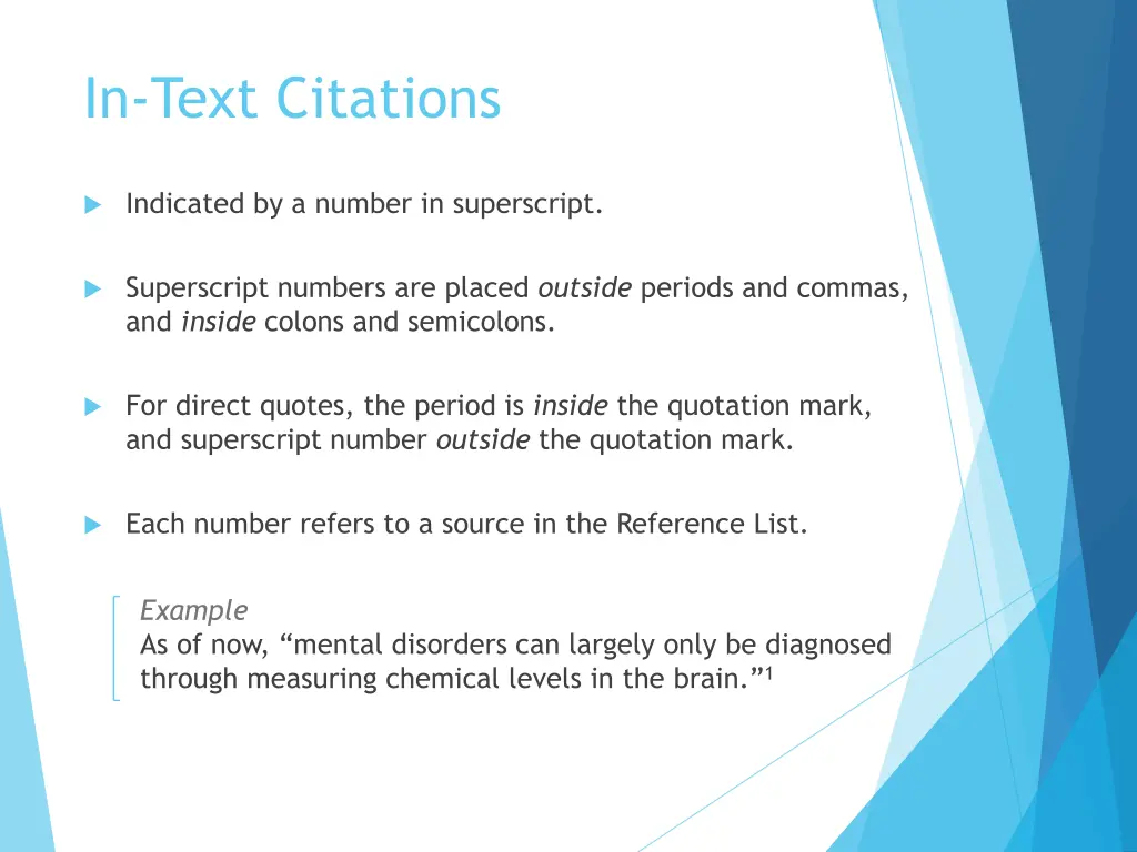 in text citations