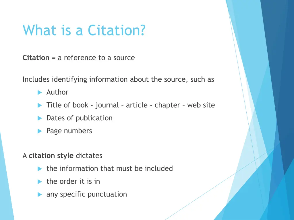 what is a citation