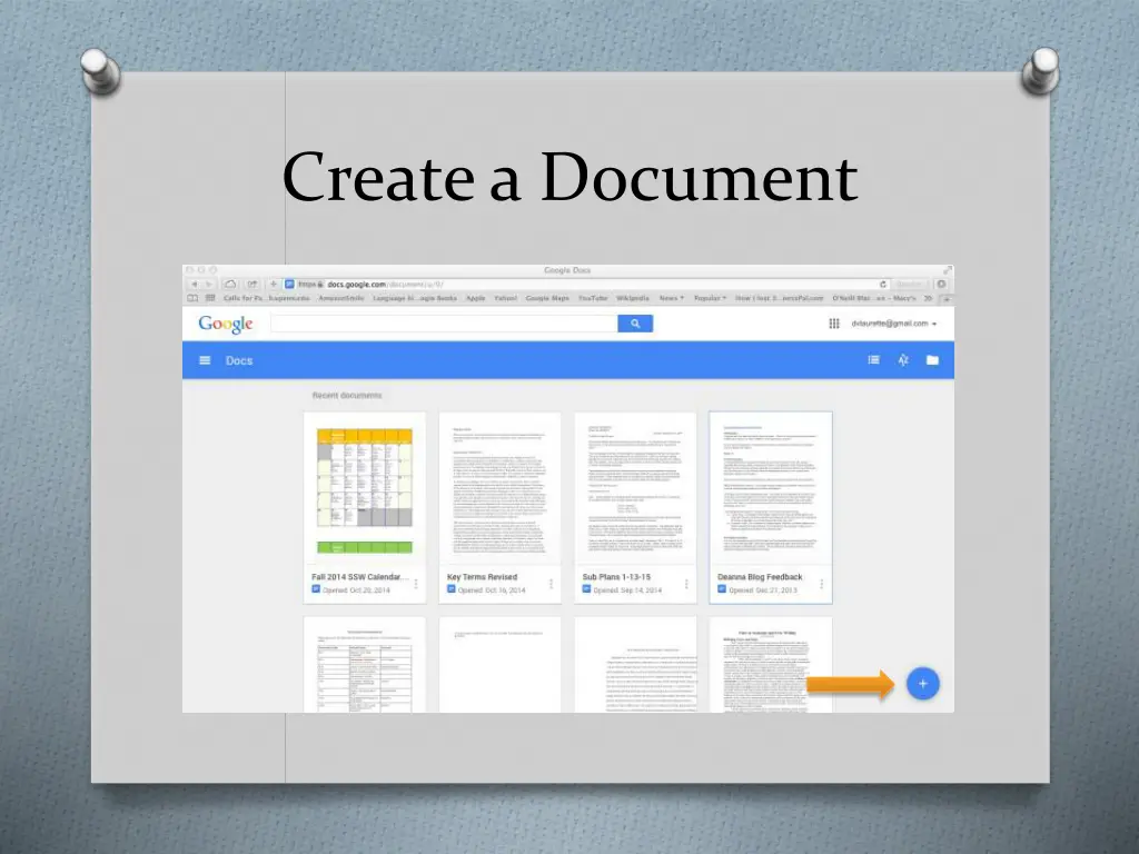 create a document