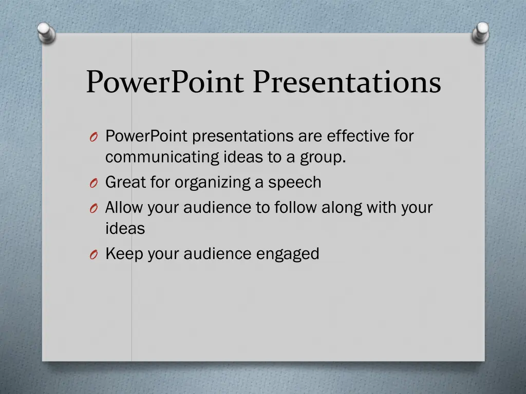 powerpoint presentations