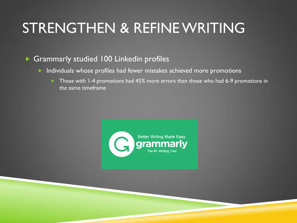 strengthen refine writing 5