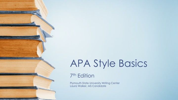 apa style basics