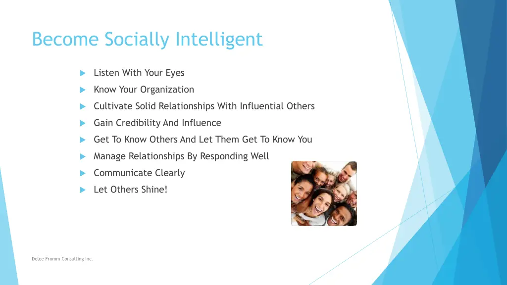 become socially intelligent