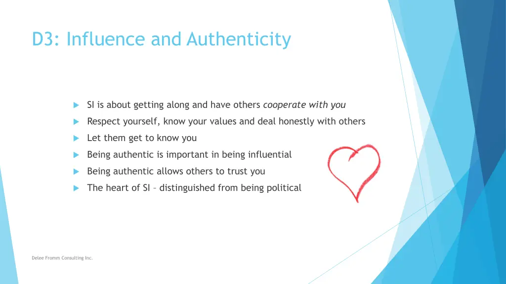 d3 influence and authenticity