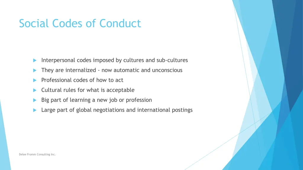 social codes of conduct