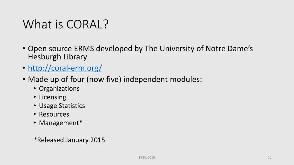 what is coral