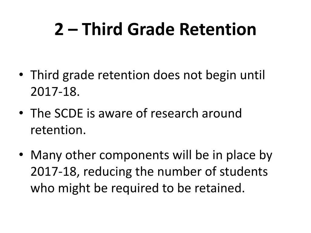 2 third grade retention