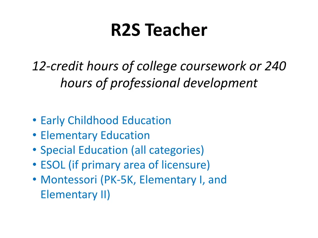 r2s teacher