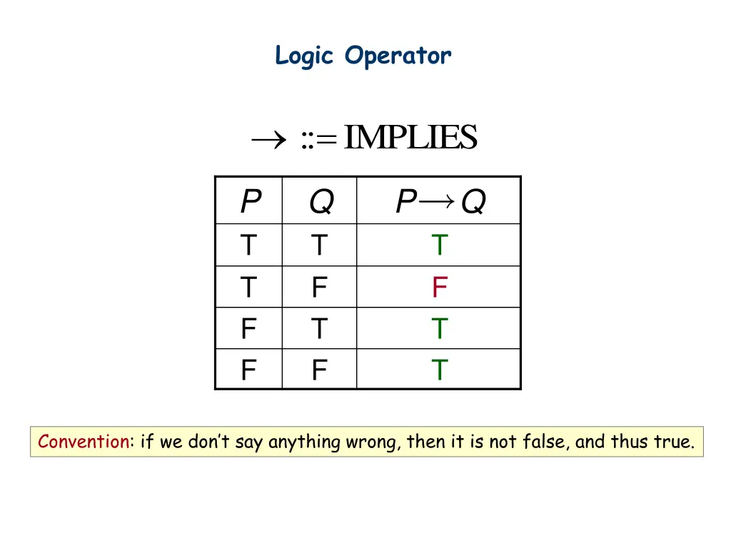 logic operator