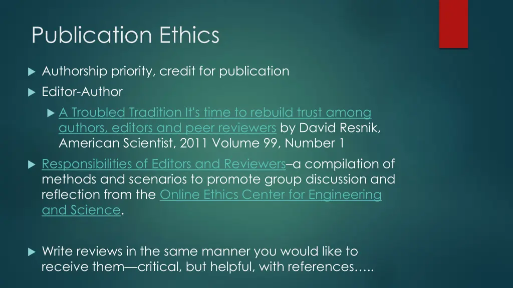 publication ethics