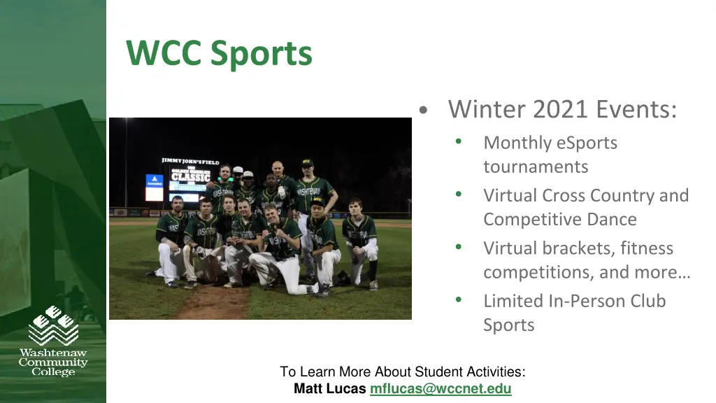 wcc sports