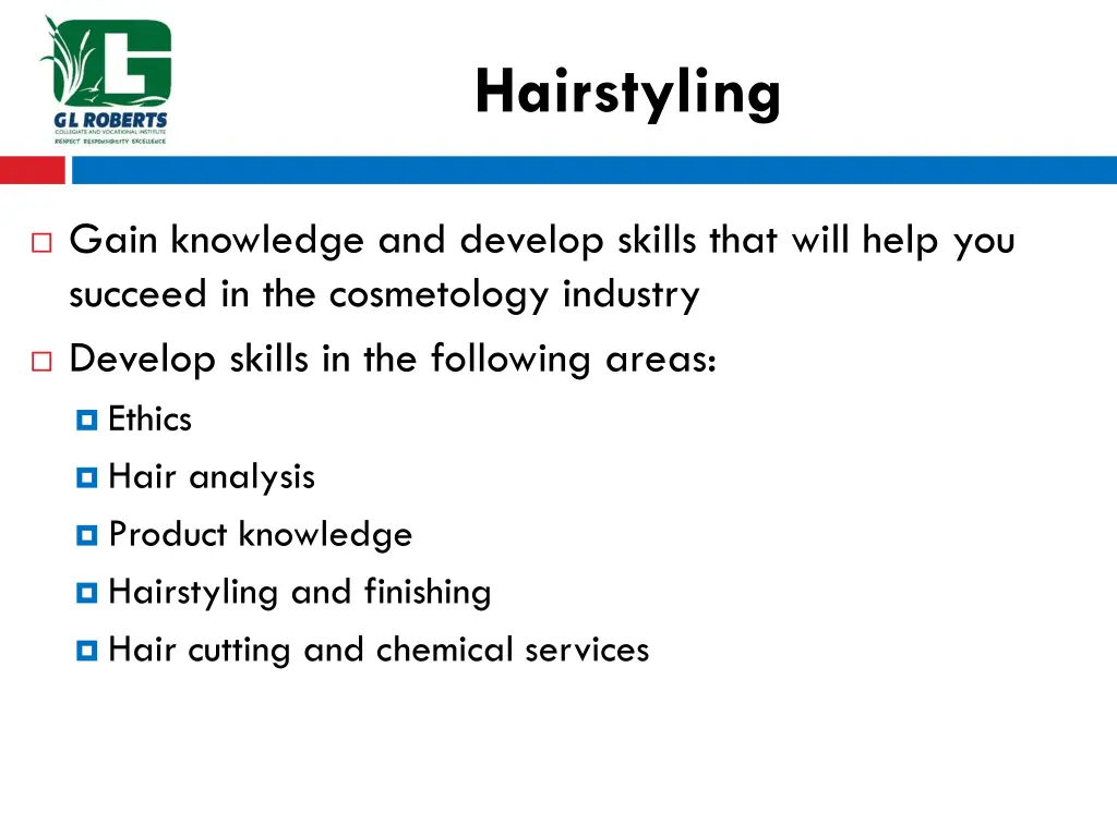 hairstyling