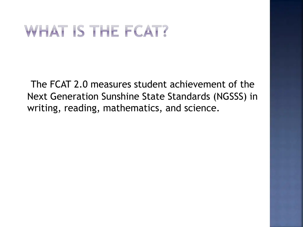 what is the fcat