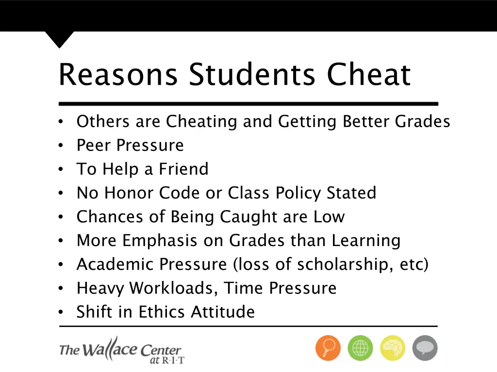 reasons students cheat