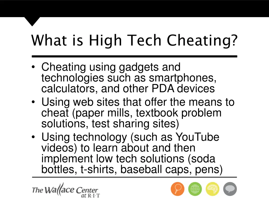 what is high tech cheating