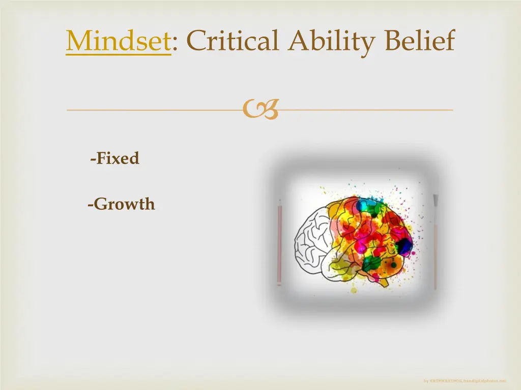 mindset critical ability belief