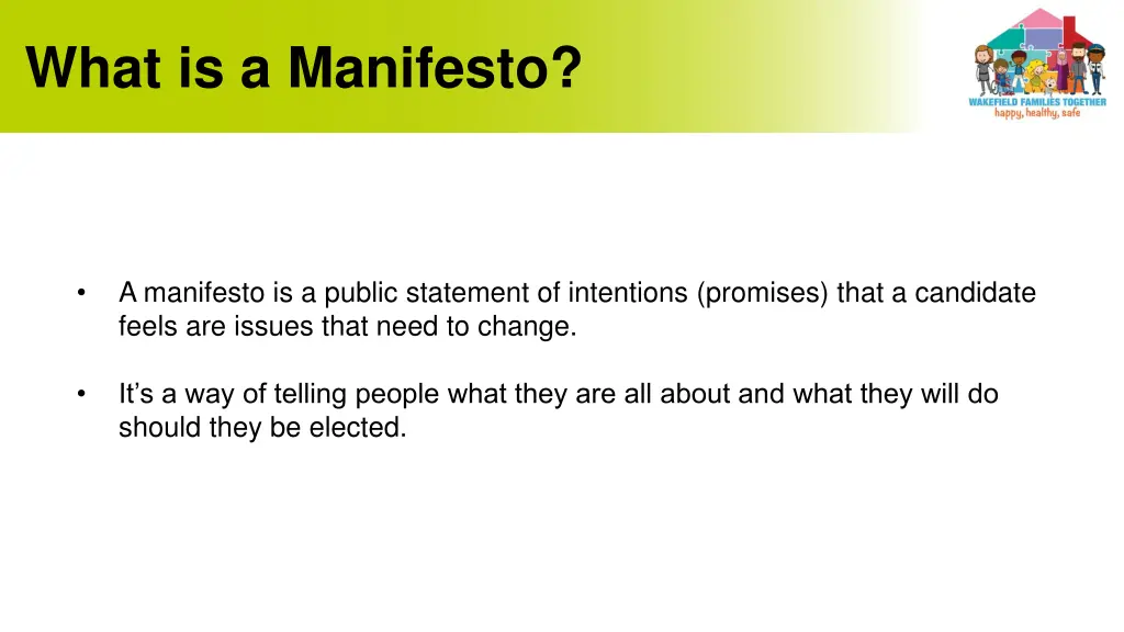 what is a manifesto