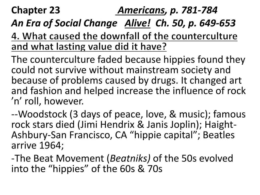 chapter 23 an era of social change alive