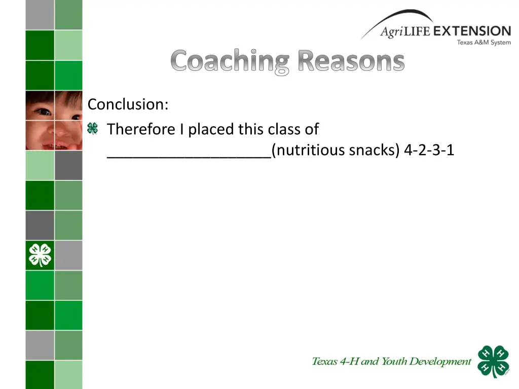 coaching reasons 5