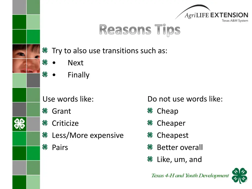 reasons tips