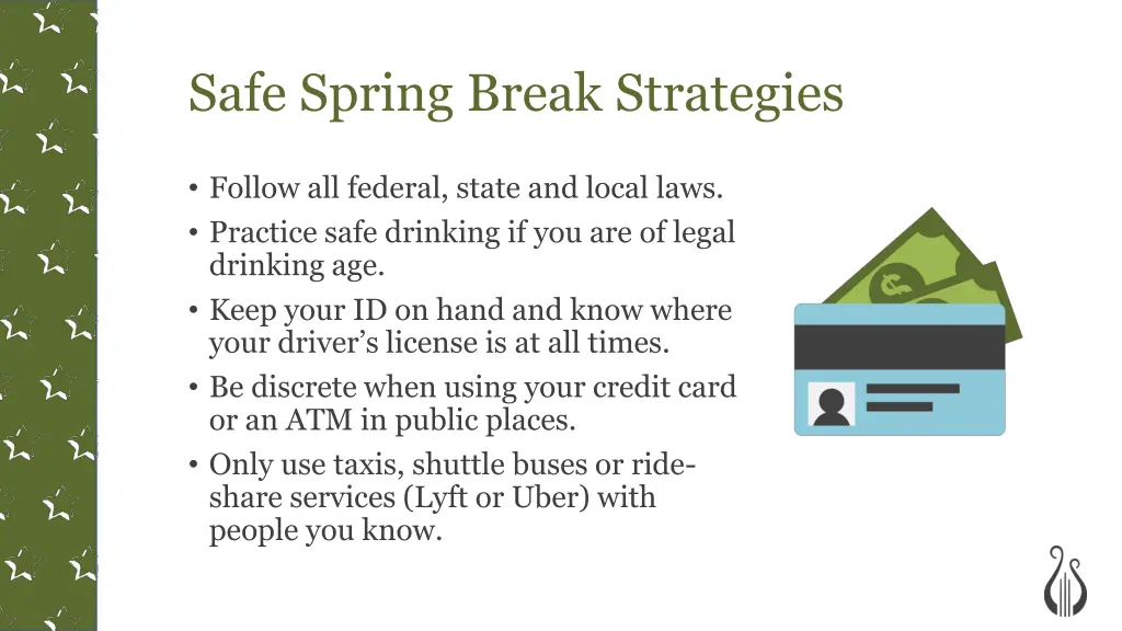 safe spring break strategies