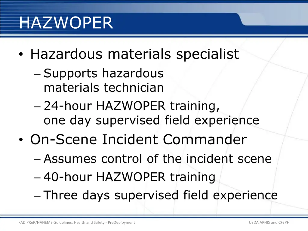 hazwoper 3