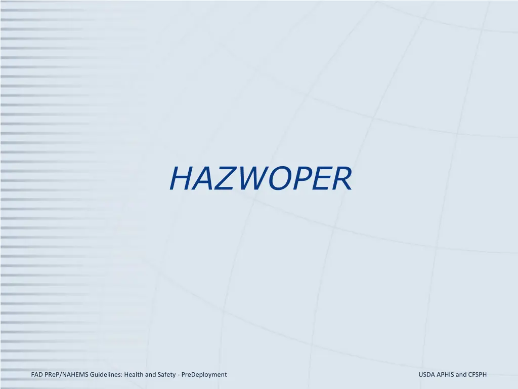 hazwoper