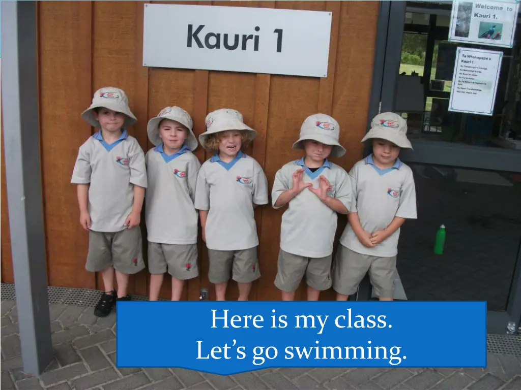 here is my class let s go swimming