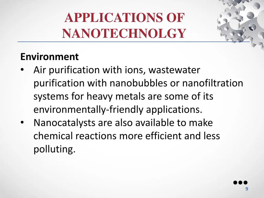 applications of nanotechnolgy 1