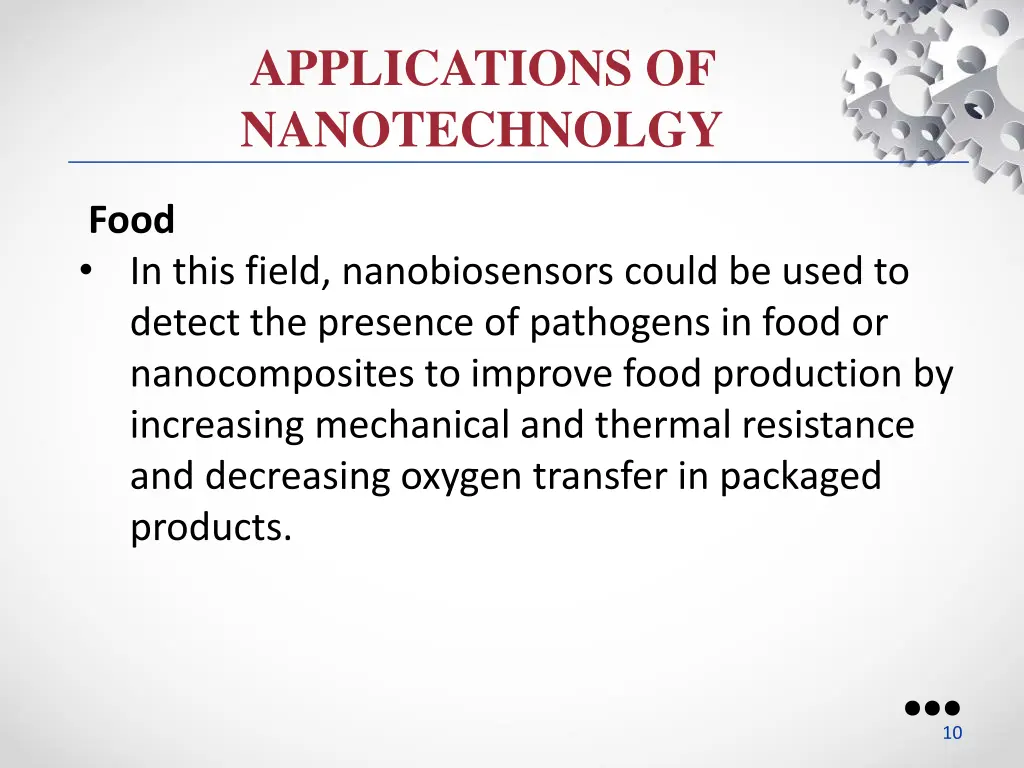 applications of nanotechnolgy 2