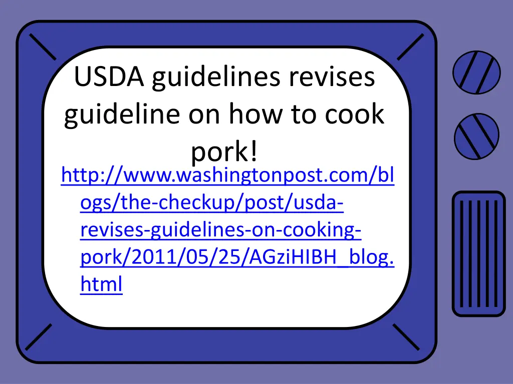 usda guidelines revises guideline on how to cook