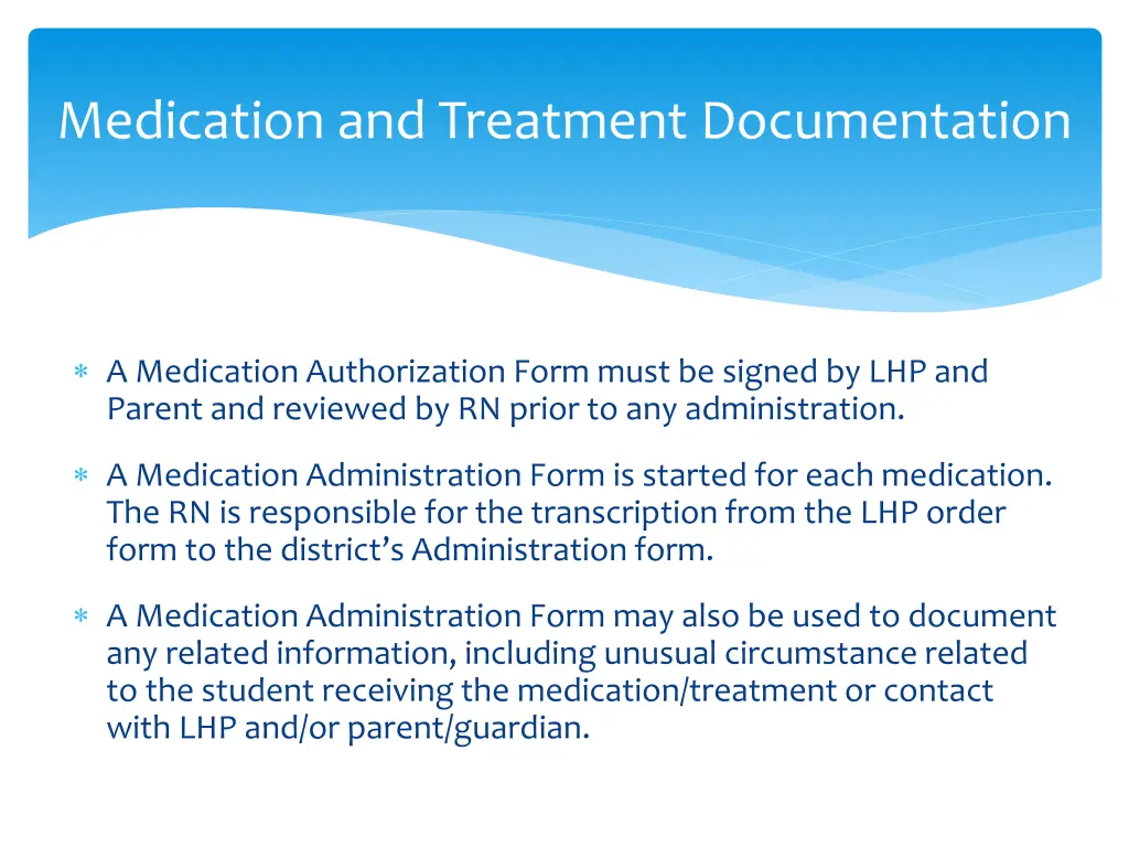 medication and treatment documentation 1