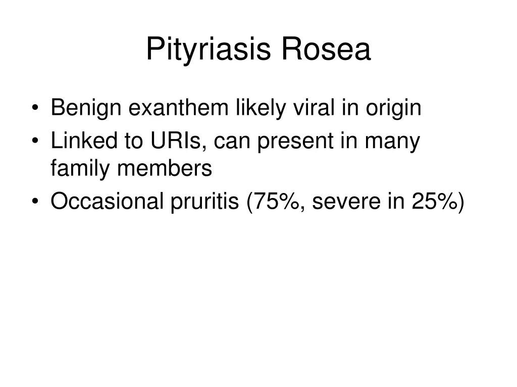 pityriasis rosea