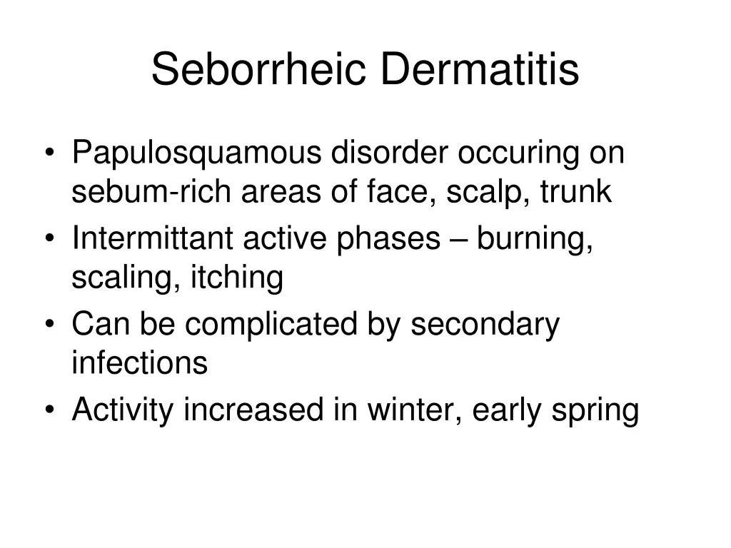 seborrheic dermatitis