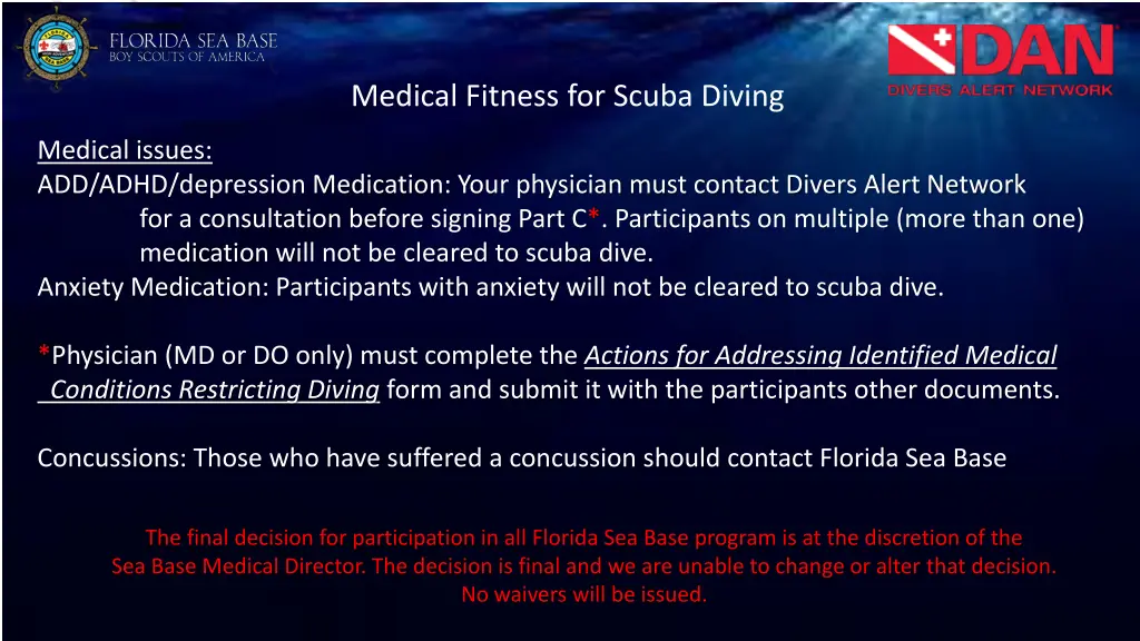 medical fitness for scuba diving 3