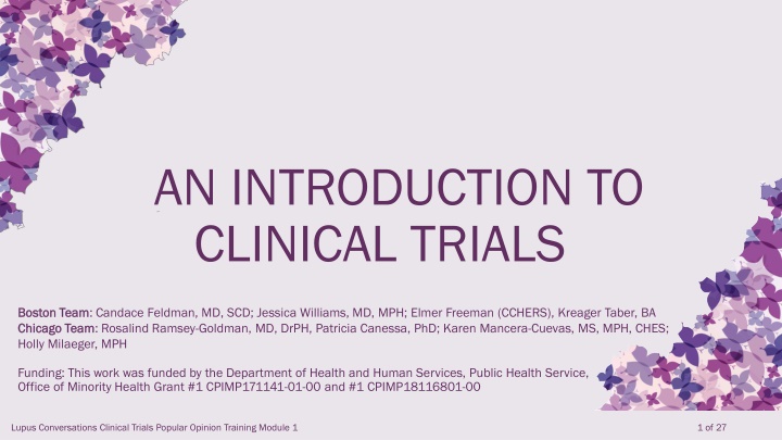 an introduction to clinical trials