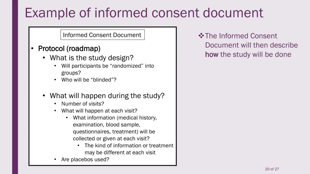 example of informed consent document 1