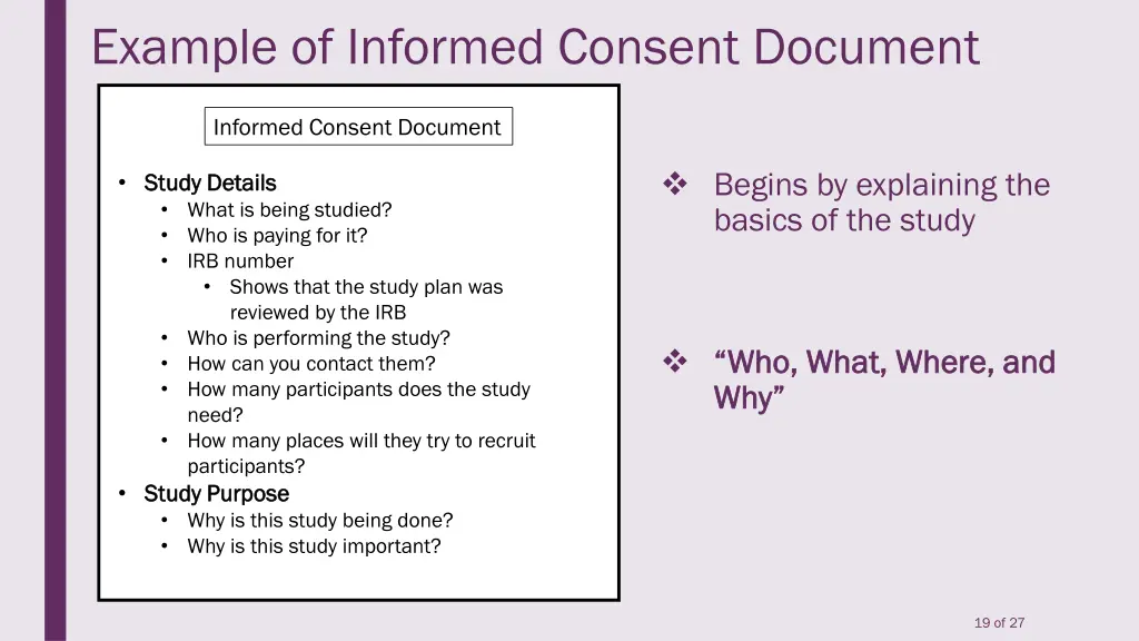 example of informed consent document