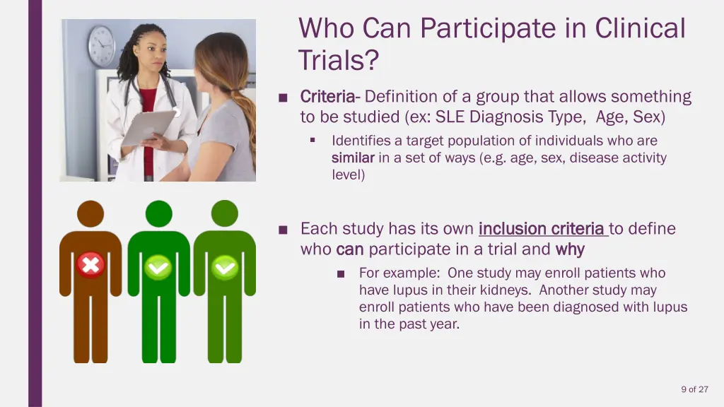 who can participate in clinical trials