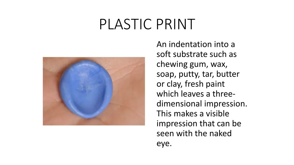 plastic print