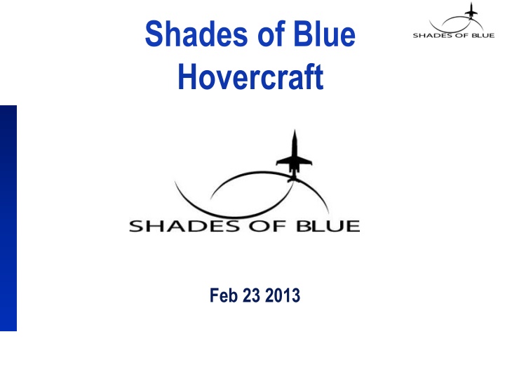 shades of blue hovercraft