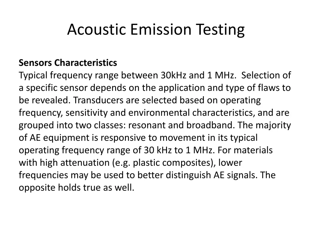 acoustic emission testing 12