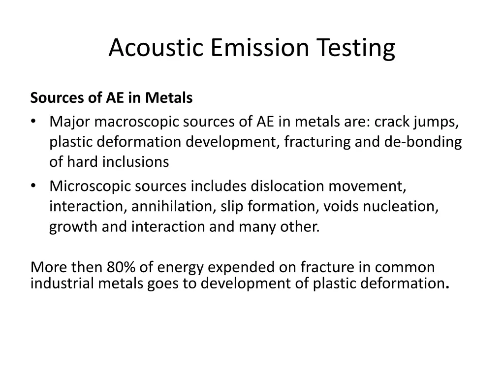 acoustic emission testing 28