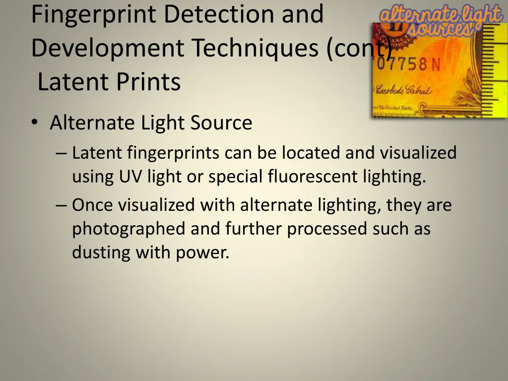 fingerprint detection and development techniques 5