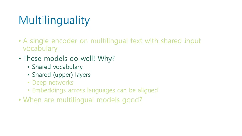 multilinguality 3