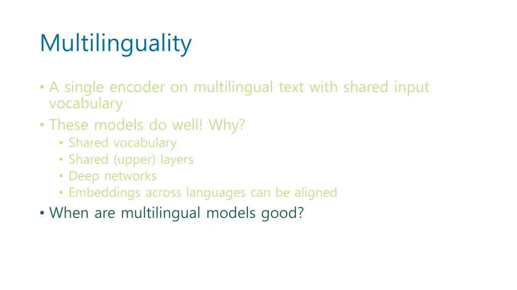 multilinguality 6