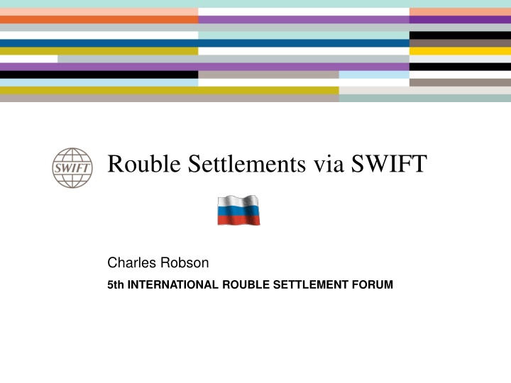 rouble settlements via swift