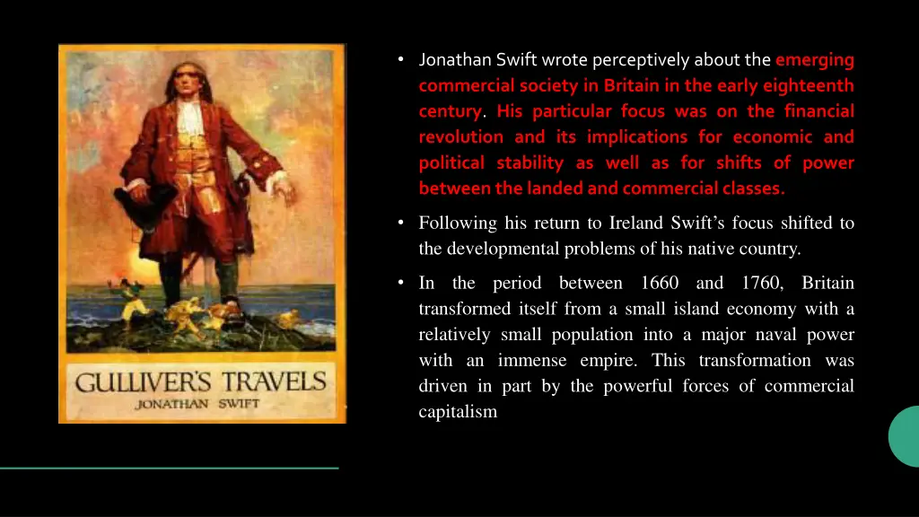 jonathan swift wrote perceptively about